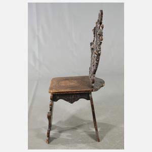 Brettstuhl Neorenaissance