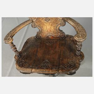 Drehstuhl Neorenaissance