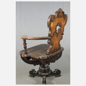 Drehstuhl Neorenaissance