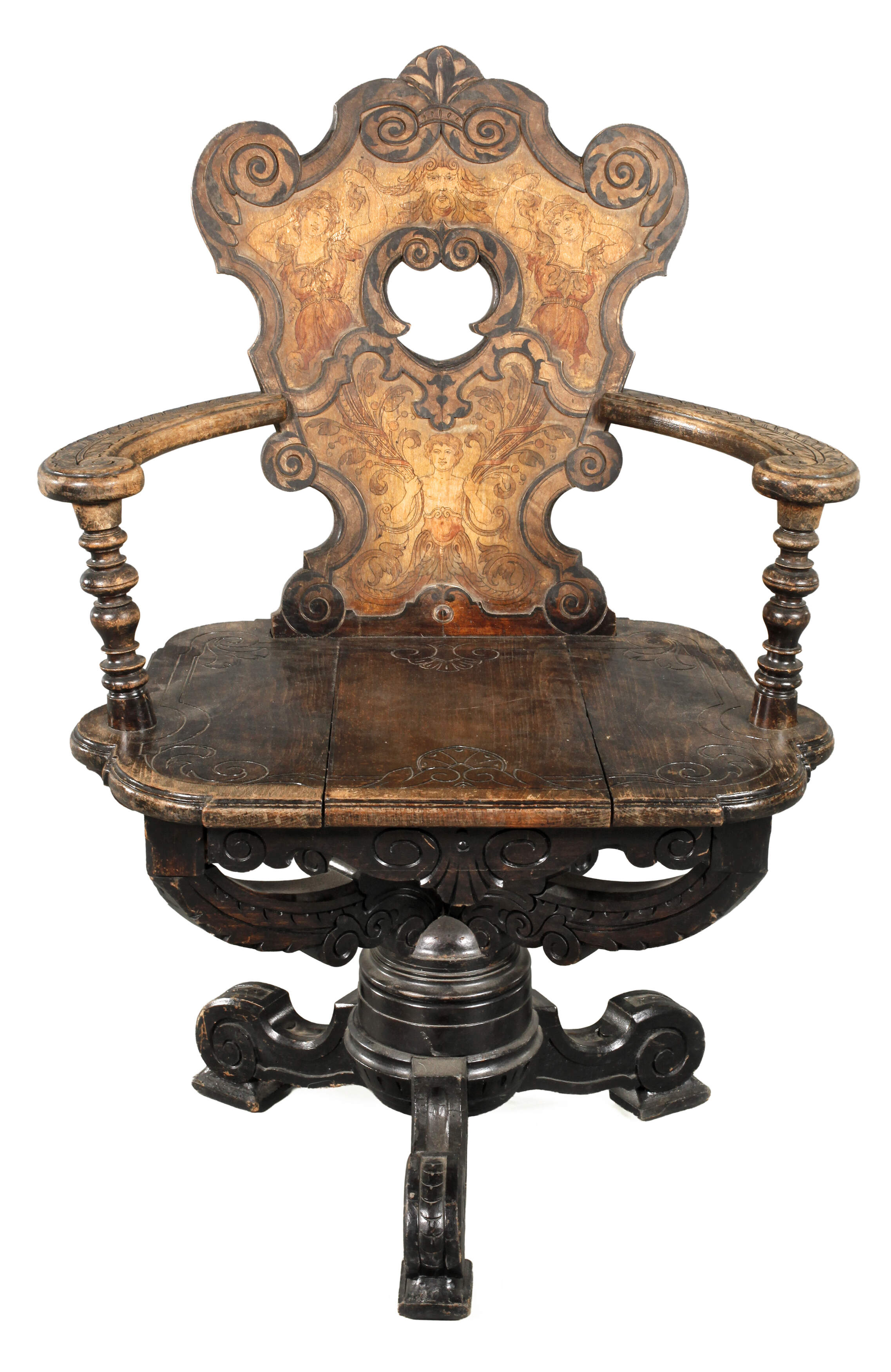 Drehstuhl Neorenaissance