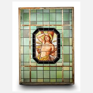 Großes Bleiglasfenster