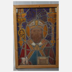 Zwei Bleiglasfenster