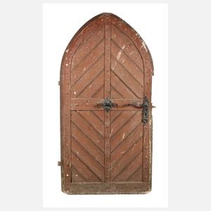 Türblatt im gotischen Stil