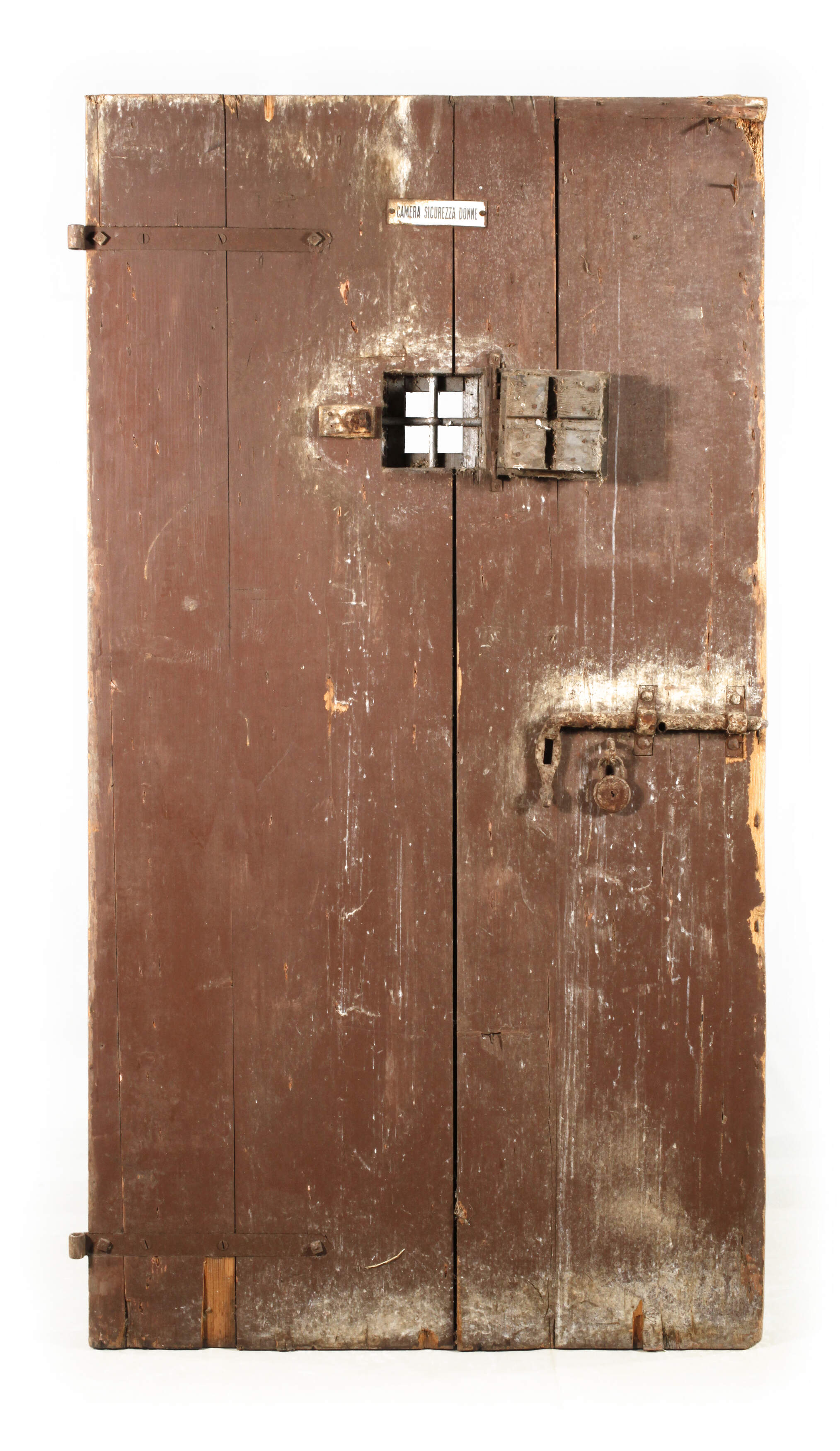 Schwere Gefängnistür