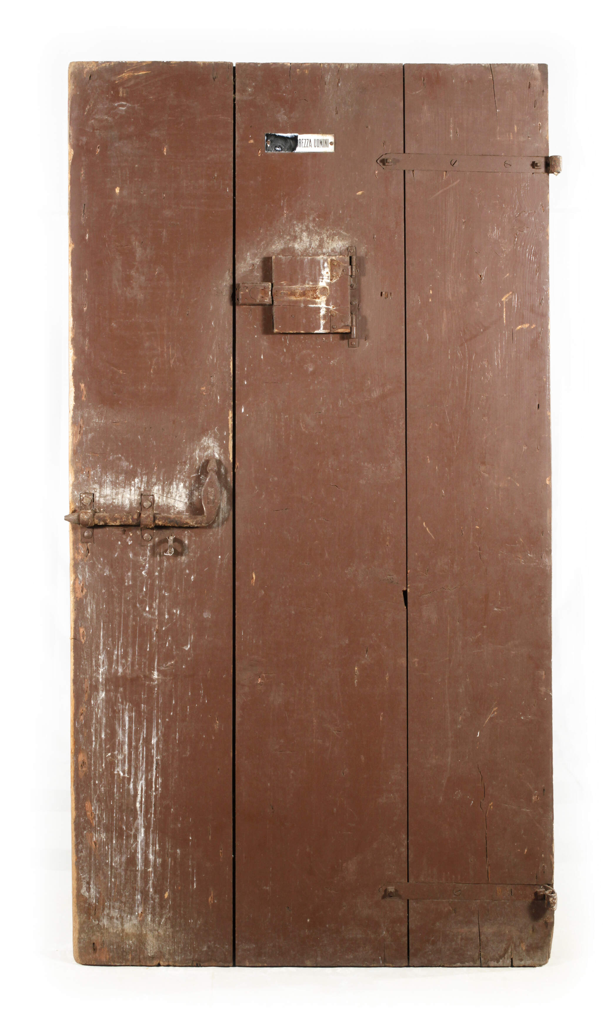 Schwere Gefängnistür