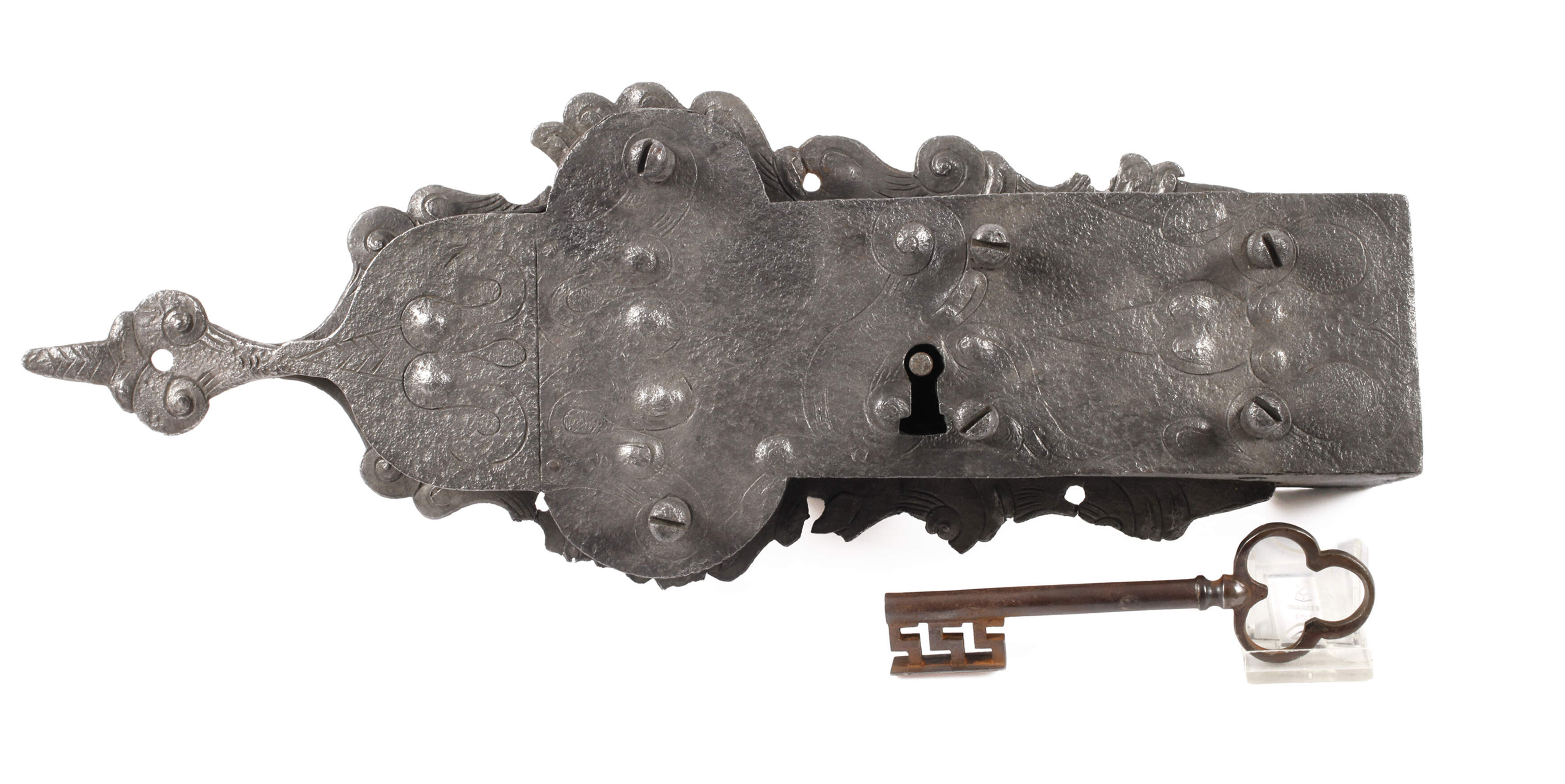 Großes barockes Türschloss