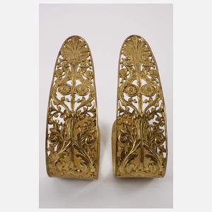 Paar klassizistische Zierbeschläge