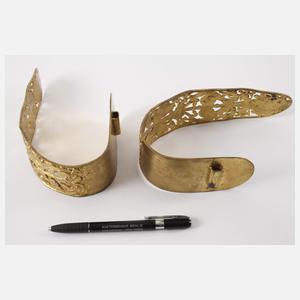 Paar klassizistische Zierbeschläge