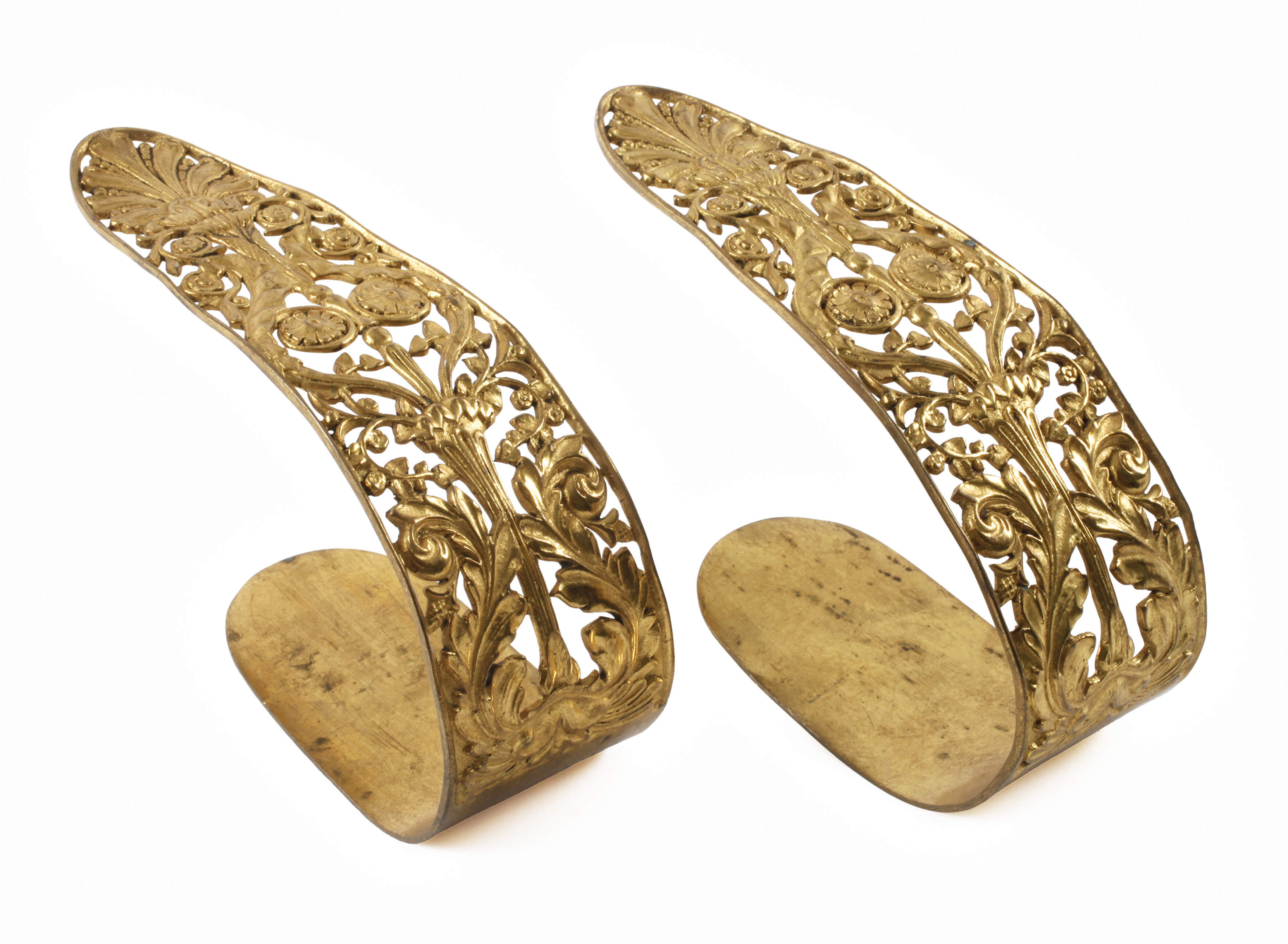 Paar klassizistische Zierbeschläge