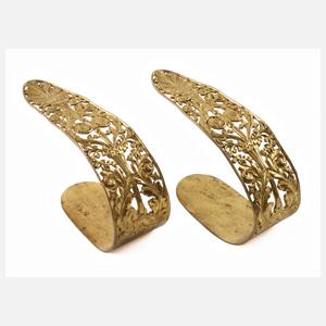 Paar klassizistische Zierbeschläge