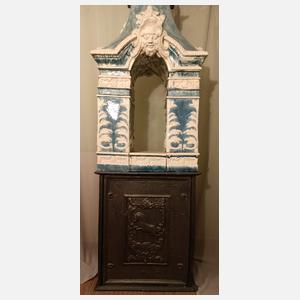 Prächtiger barocker Fayenceofen