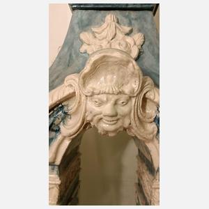 Prächtiger barocker Fayenceofen