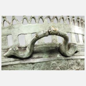 Blumenjardiniere Bronze