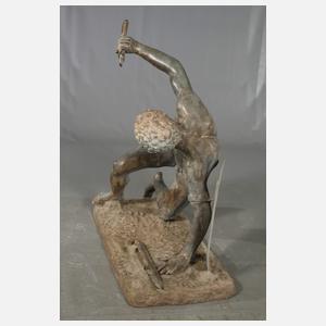 Gartenbronze Monnot-Gladiator