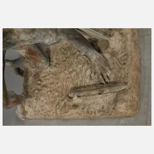 Gartenbronze Monnot-Gladiator