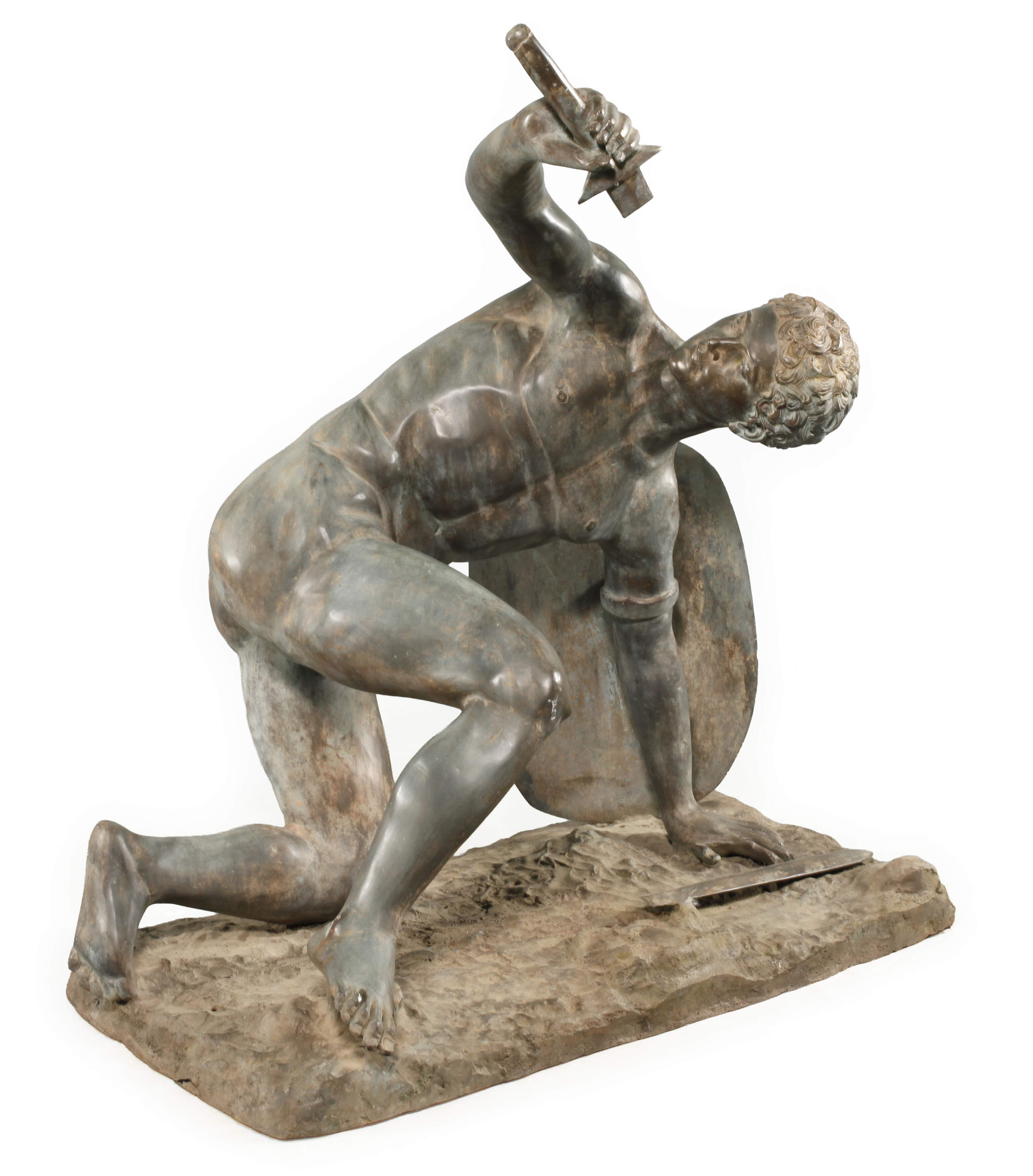 Gartenbronze Monnot-Gladiator