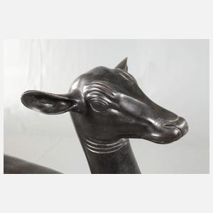 Gartenbronze Hirschkuh