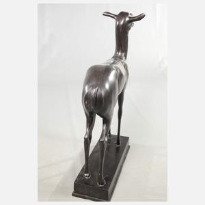 Gartenbronze Hirschkuh