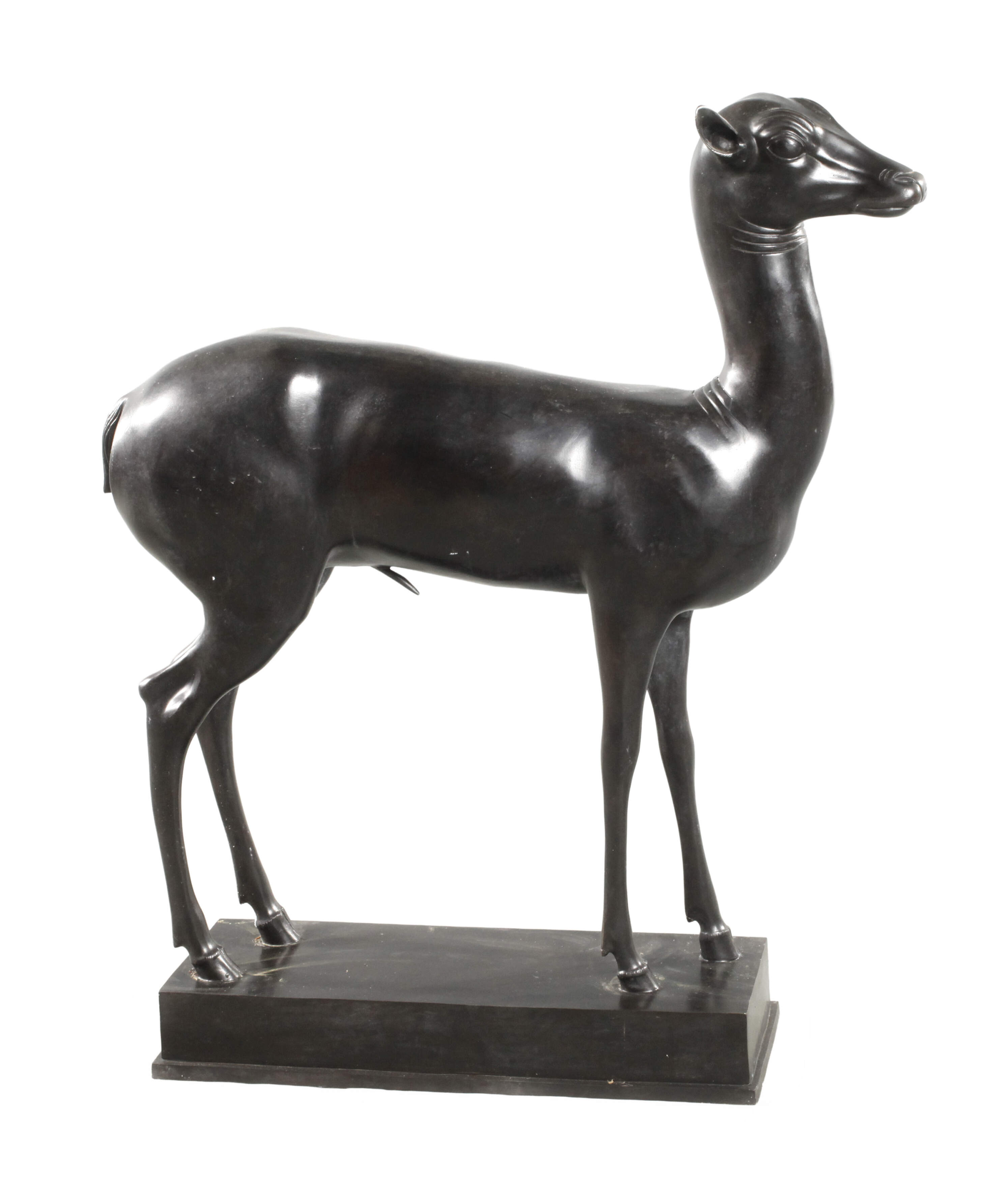 Gartenbronze Hirschkuh