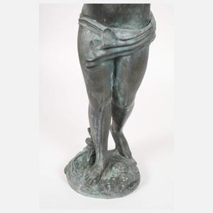 Gartenbronze Leuchterputto