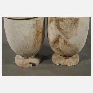 Paar Gartenbronzen Art déco