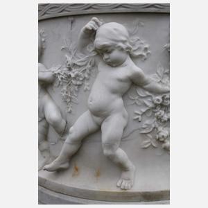 Raffaello Romanelli, großes Marmorbecken