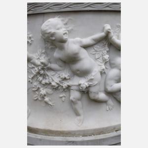 Raffaello Romanelli, großes Marmorbecken