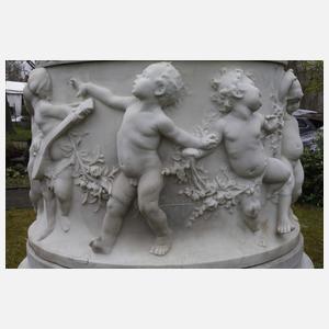 Raffaello Romanelli, großes Marmorbecken