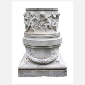 Raffaello Romanelli, großes Marmorbecken