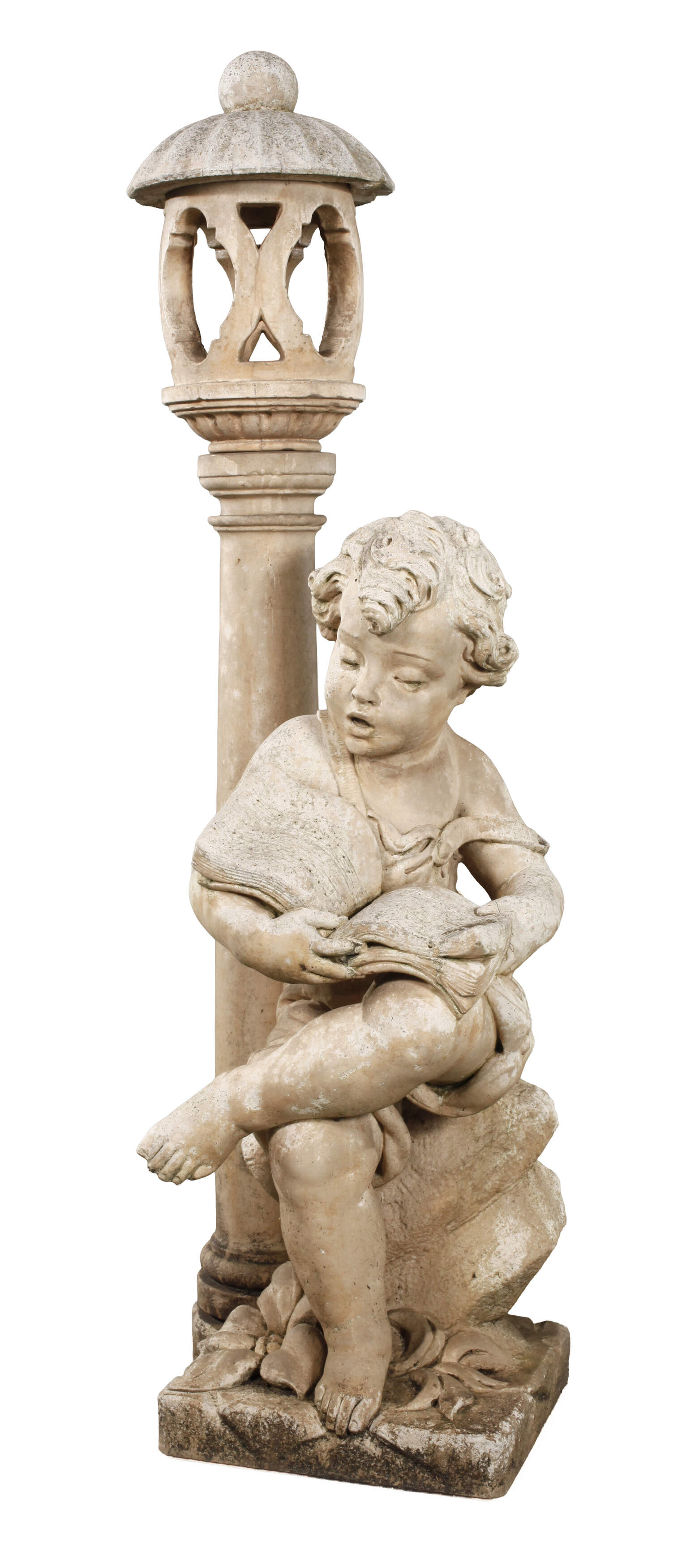 Figürliche Gartenlaterne