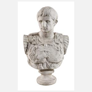 Gartenbüste Augustus von Primaporta