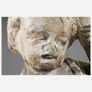 Gartenskulptur Putto