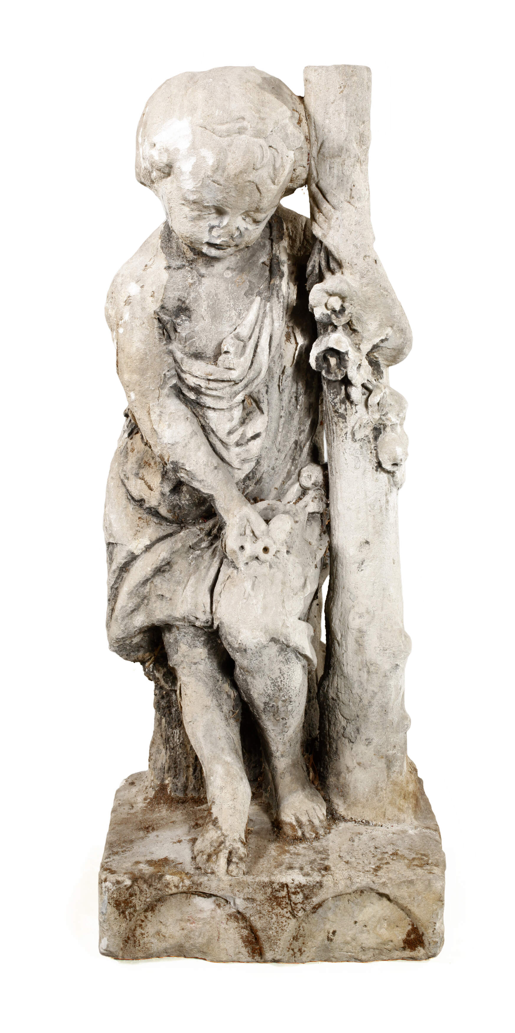 Gartenskulptur Putto