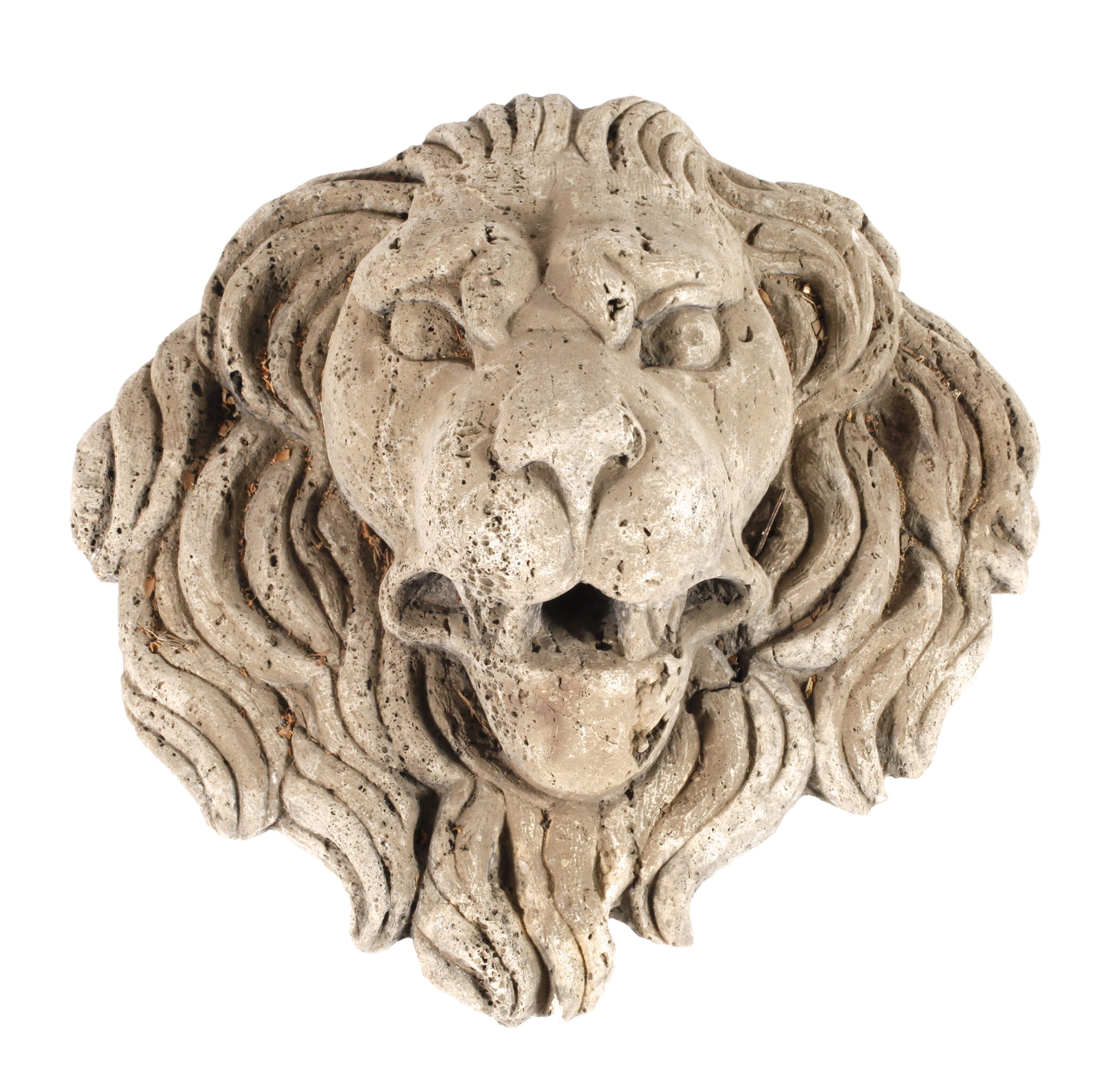 Imposante Brunnenmaske Löwenkopf