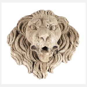 Imposante Brunnenmaske Löwenkopf