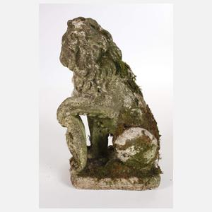 Gartenskulptur Wappenlöwe