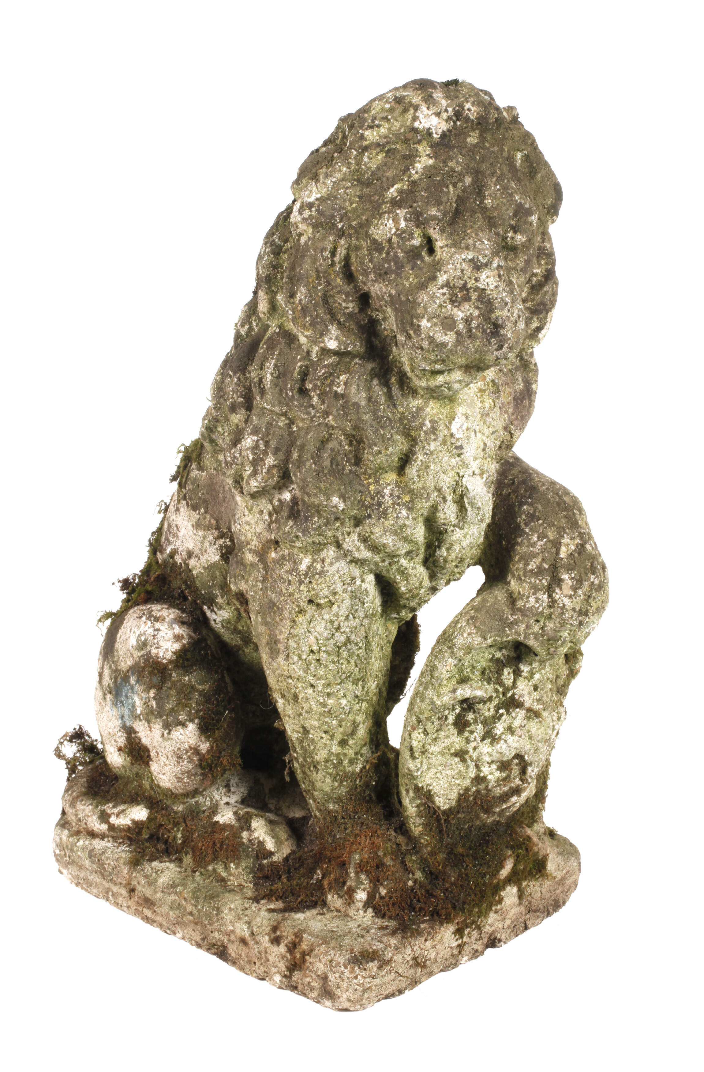 Gartenskulptur Wappenlöwe