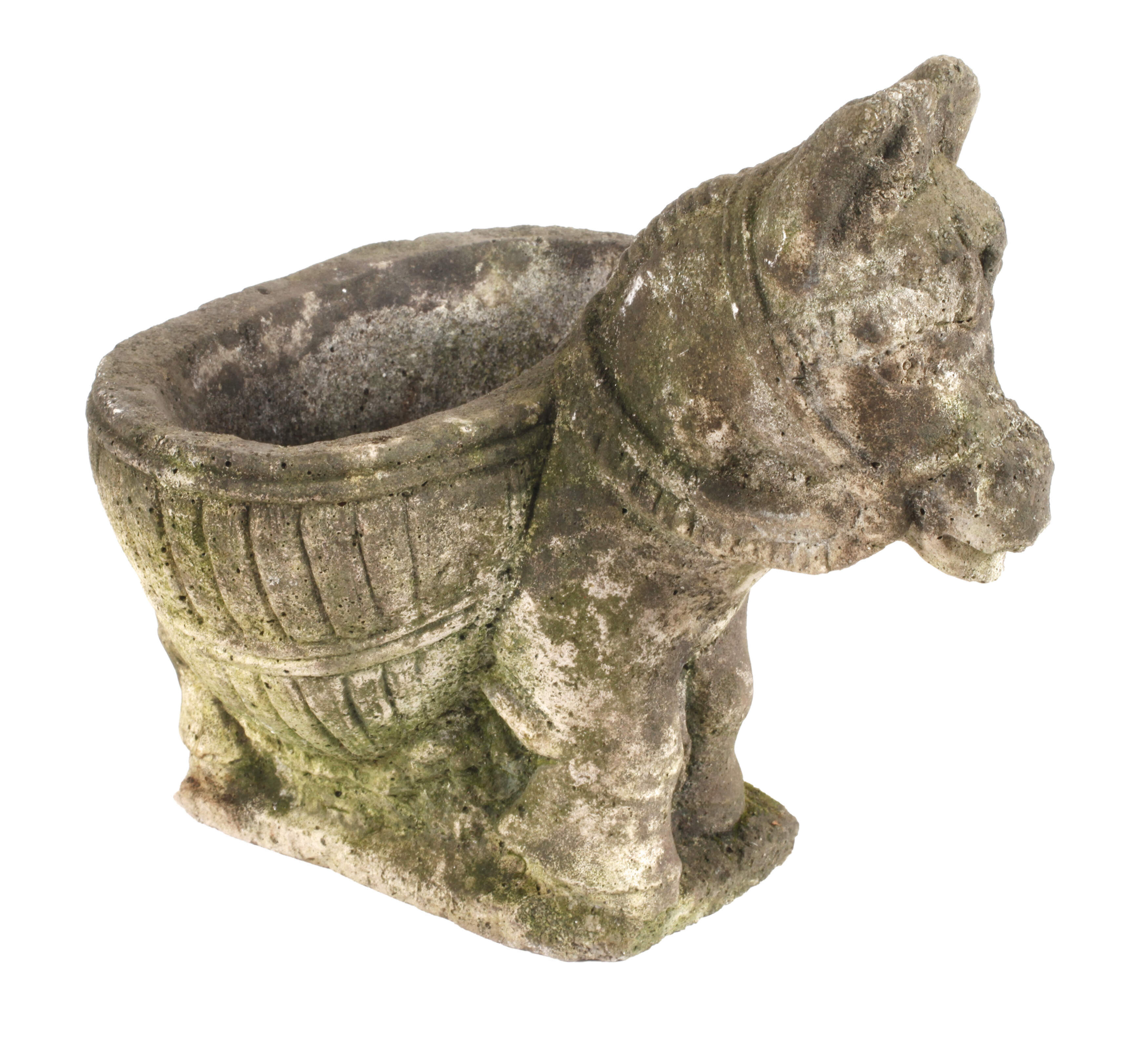 Kleiner figürlicher Pflanzkübel