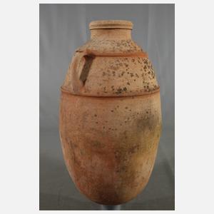 Große Gartenamphore Terrakotta