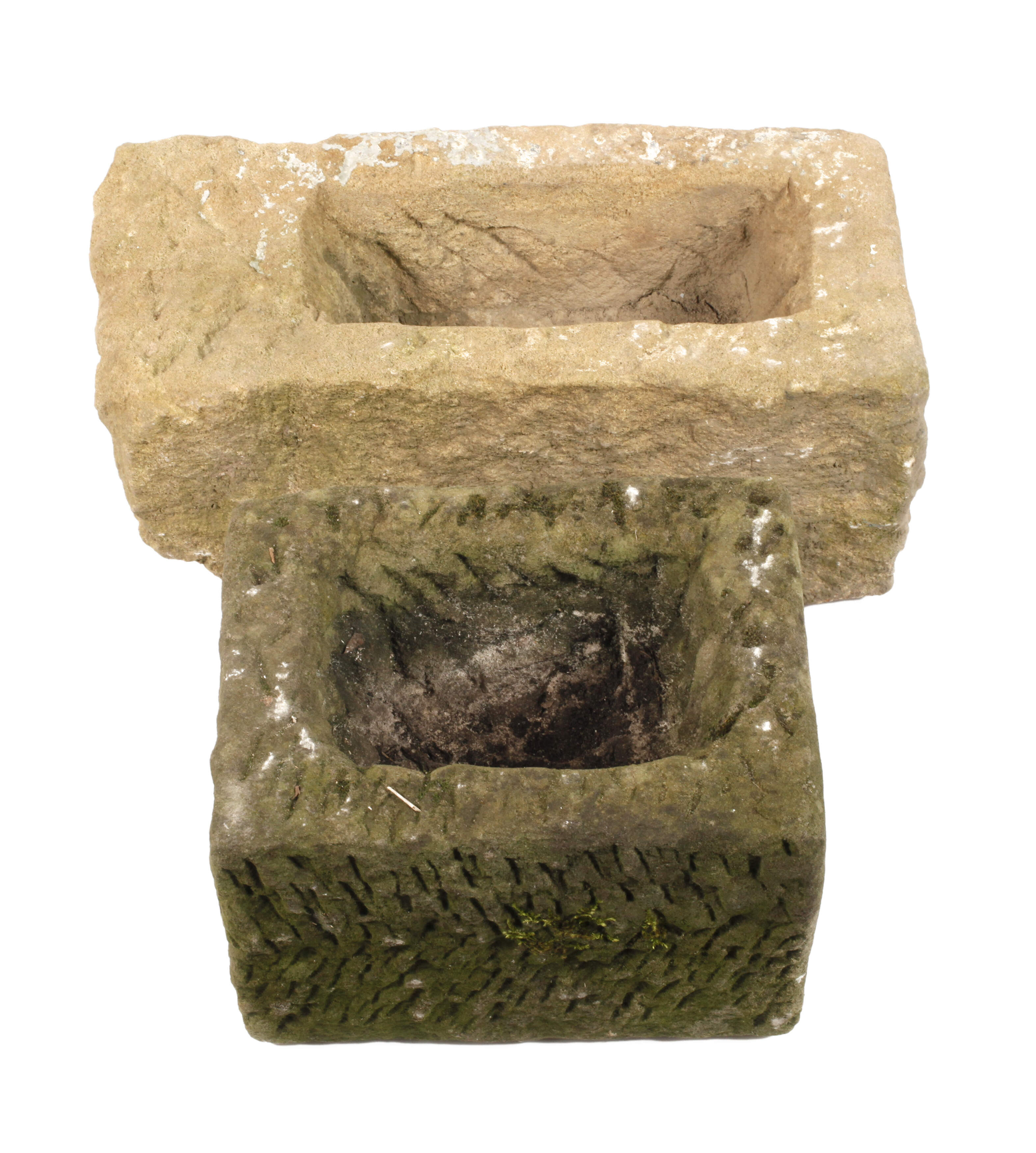 Paar Vogeltränken Sandstein