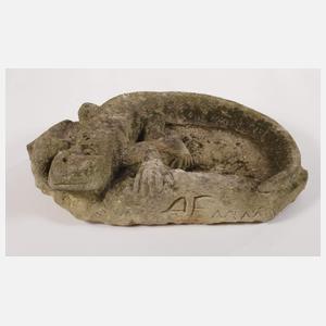 Vogeltränke Sandstein