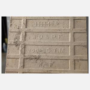 Großes Konvolut Meißener Wandfliesen Jugendstil