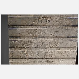 Großes Konvolut Meißener Wandfliesen Jugendstil