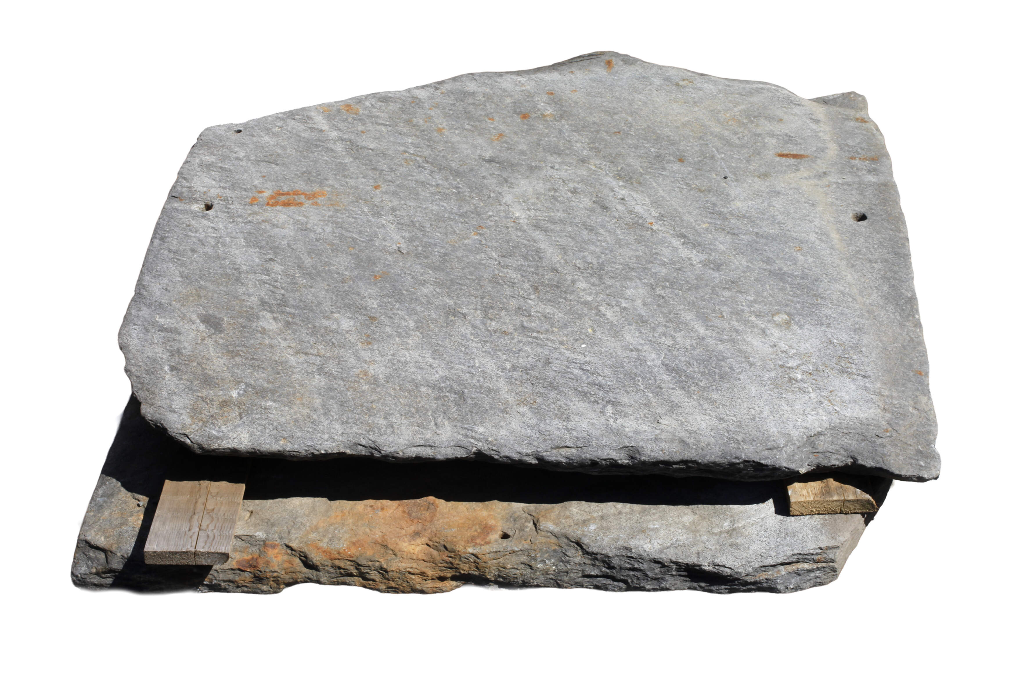 Zwei große Platten Theumaer Fruchtschiefer