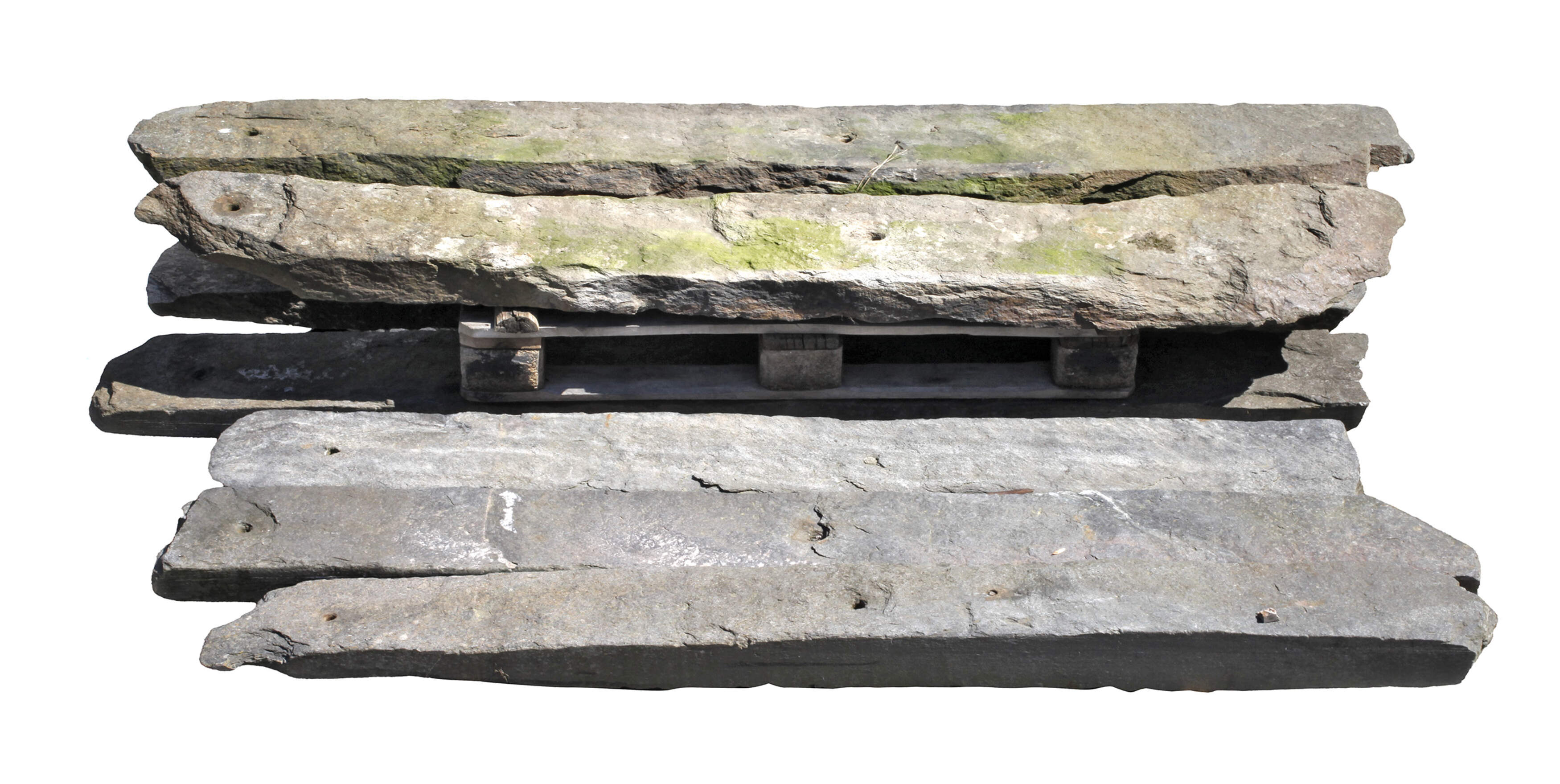 Sieben Theumaer Zaunsäulen