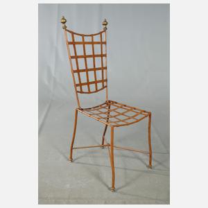 Zwei Paar Gartenstühle Eisen