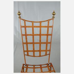 Zwei Paar Gartenstühle Eisen