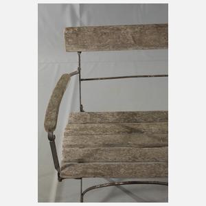 Historische Gartenbank