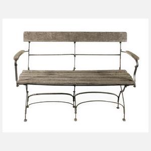 Historische Gartenbank