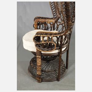 Großer Korbsessel